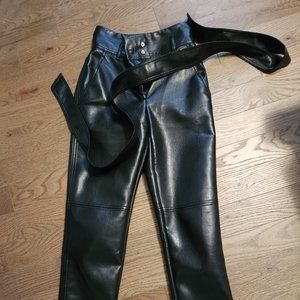 Wilfred faux leather pants size 00